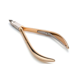 D-07 Manucure Cuticule Nail Nipper Demi Or Lames En Acier Inoxydable Pédicure Simple Ressort Nail Cuticule Nipper - Product Image 2