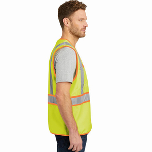 Chaleco de Seguridad de Alta Visibilidad para Construcción con Múltiples Bolsillos, Ropa de Seguridad Reflectante Impermeable de Alta Visibilidad, Logotipo Personalizable - Product Image 5