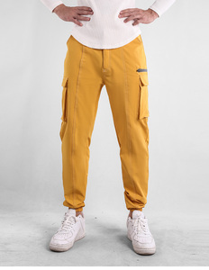 Pantalones Cargo de alta calidad para hombre, mallas informales con varios bolsillos para exteriores, senderismo, decoración de botones de invierno, pantalones de cintura media - Product Image 1