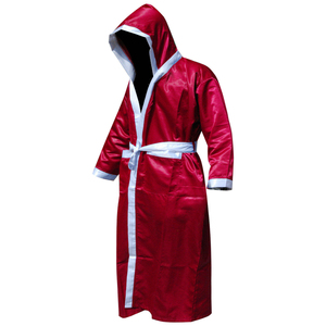 OEM Custom Logo Satin <b>Boxing</b> <b>Robe</b> Factory-Made with High Quality Polyester Reasonable Price Top Selling Design - Product Image 3
