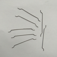 Fibra de Acero Bajo en Carbono de 0.5*35 mm con Extremo en Gancho para Refuerzo de Hormigón en Pisos