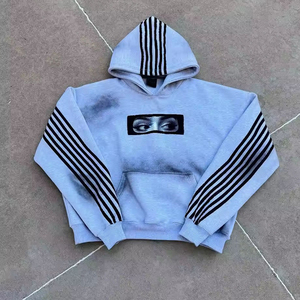 Chándal Personalizado Extra Grande con Estampado de Serigrafía, 100% Algodón Felpa, Estilo Moderno para Ropa Urbana, Unisex - Product Image 2