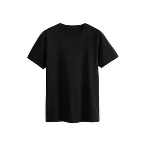 Camiseta de Algodón Lisa para Hombre, Manga Corta, Cuello Redondo, Camisetas 100% Algodón, Impresión Personalizada de Alta Calidad - Product Image 2
