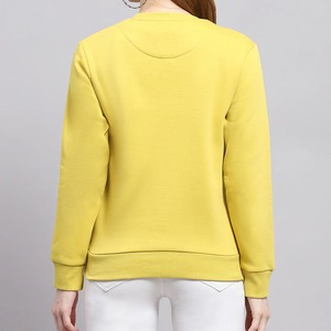 Sudadera con capucha de mujer de gran tamaño recortada alta personalizada sudadera transpirable de punto de invierno informal - Product Image 2