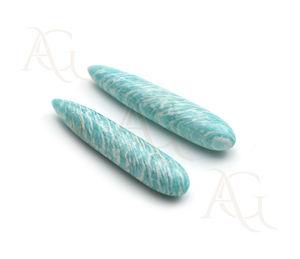 Cabujón de amazonita Natural de grado AAA, forma de gotas suaves, piedras preciosas sueltas, joyería de alta calidad con certificado IGI, precio de fábrica - Product Image 2