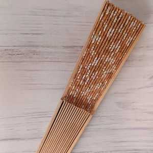 Stylish Handmade Bamboo Wooden <b>Folding</b> <b>Fans</b>, Ethnic Design Perfect for Cultural Gifts with Smooth Open-Close Mechanism - Product Image 1