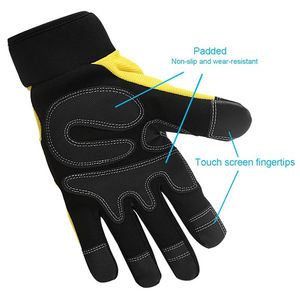 Nouveau dernier design gants de mécanicien de sécurité au travail Protection des mains gants mécaniques automobiles gants de travail en cuir de qualité supérieure - Product Image 5