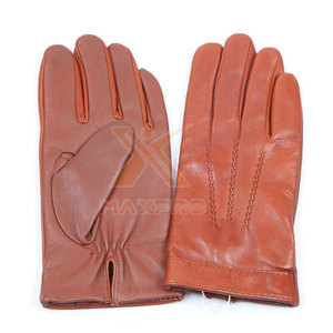 Vente en ligne de gants de conduite en cuir imperméables, utilisation en extérieur, design personnalisé, gants de sécurité pour la conduite, unisexe, toutes saisons - Product Image 2