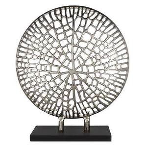 Sculpture ronde de couleur noire de Style Design unique Sculpture en métal de qualité supérieure pour la maison Sculpture de décoration de Table de salon - Product Image 3