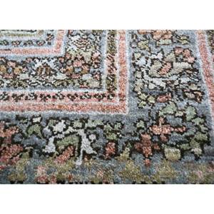 Tapis en laine afghane noué à la main Viscaya Blue, 10 mm d'épaisseur, motif médaillon abstrait rectangulaire pour la maison, le couloir, le salon - ENM-8008 (Cs-02) - Product Image 3