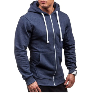 Sweats à capuche zippés 500 g/m² 100 % coton épais avec logo personnalisé, vente en gros, pour hommes - Product Image 1