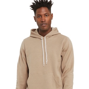 Sweat à capuche pour homme OEM, couleur nude, personnalisable, 2025, lavable, haute qualité, 320g, 100% coton molletonné, écologique, séchage rapide - Product Image 4