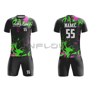 Conjunto de Camisetas de Fútbol de Poliéster de Secado Rápido OEM para Hombre y Niño, Camiseta de Fútbol Americano con Nombre Personalizado para Todas las Temporadas: Invierno, Verano, Otoño - Product Image 3