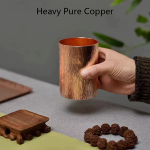 Pure Copper Tumbler Glass <b>Drink</b> Ware <b>Bar</b> and Kitchen Accessory - Product Image 2