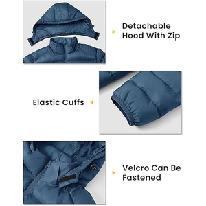 2025 Cálido impermeable ligero aislado invierno prendas de vestir exteriores OEM moda Streetwear a granel proveedor al por mayor - Product Image 4