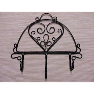 Crochets muraux en métal forgé vintage minimalistes, couleur personnalisée, écologiques pour la décoration de la maison, du salon, de la salle de bain, pour les manteaux et les chapeaux - Product Image 3