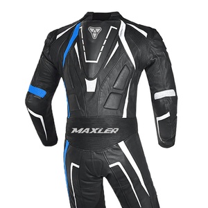 Veste de sport en cuir imperméable et réfléchissante pour homme, homologuée CE, coupe-vent, toutes saisons, 300g, pour moto et course automobile - Product Image 4