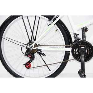 Bicicleta Dorello Bisiklet Modelo 2650 de 20 Pulgadas, Bicicleta Urbana con 21 Velocidades, Horquilla de Acero y Aluminio en Blanco y Verde - Product Image 3