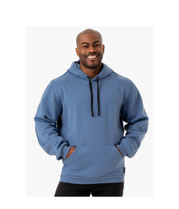 Sweat à capuche demi-bleu personnalisé pour homme, lavage à l'acide, capuche intégrale vintage, design avec trous pour les yeux, poche, capuche vintage épaisse, masque facial intégré pour homme - Product Image 1