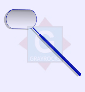 Outils de beauté de forme ronde de miroir d'extension de cils d'acier inoxydable de la meilleure qualité - Product Image 2