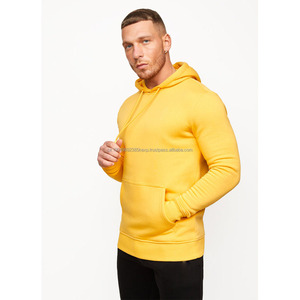 Sudadera con Capucha Extra Grande de Alta Calidad para Hombre, 100% Algodón, Felpa Francesa Gruesa y Pesada para Impresión Puff, Teñido Liso para Invierno - Product Image 1