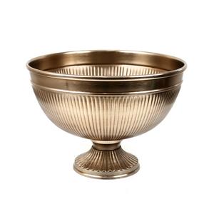 Cuenco para servir comida con Base de madera de aluminio dorado, decoración de mesa de Metal, dátiles, cuencos de frutas secas de Chocolate para uso en el comedor del hogar - Product Image 6