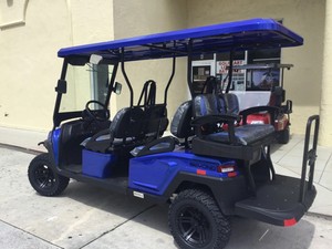 Carrito de Golf Eléctrico Texas Lifted de 6 Pasajeros, Económico, Homologado para Calle, LSV de Lujo con Batería de Litio, 48V, Certificado CE, 50-70 km/h, 20-25 Grados - Product Image 6