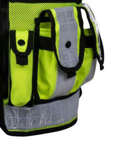 Security Latest Design Logo Custom Color Security High Visibility <b>Reflective</b> <b>Vest</b> Front Zipper Safety <b>Vests</b> Hi Viz Tactical - Product Image 5