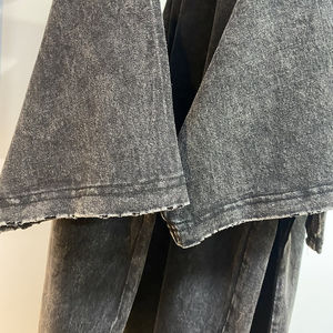 Camiseta personalizada de buena calidad con lavado ácido, ropa de calle lisa, camisetas Vintage de secado rápido, camiseta negra con lavado ácido transpirable al por mayor - Product Image 4