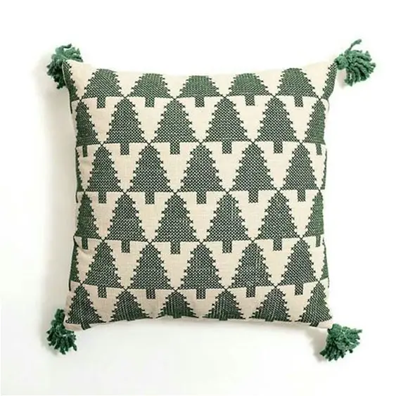 Inicio Cojín impreso fundas de almohada de diseño para decoración y uso doméstico decoración de Navidad y regalos Fundas de cojín