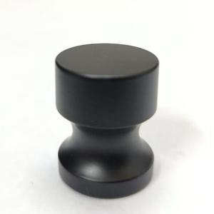 Poignée de meuble en alliage de zinc noir mat, fabrication directe d'usine, tirette de tiroir, quincaillerie moderne pour cuisine et salle de bain, durable et écologique - Product Image 4