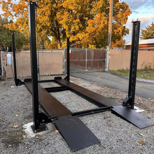 Elevador de Vehículos Original de 4 Postes |   Elevador de Autos de Alta Resistencia de 4T para Talleres de Reparación de Automóviles |   Elevador de Autos de Cuatro Postes, Elevador Automotriz Profesional - Product Image 1