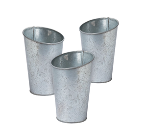 DECOR HAAT DH-7467 Modern Luxury Galvanized Metal Flower <b>Vase</b> Custom-Designed <b>Unique</b> Size Shape Tabletop All-Season High Demand - Product Image 5