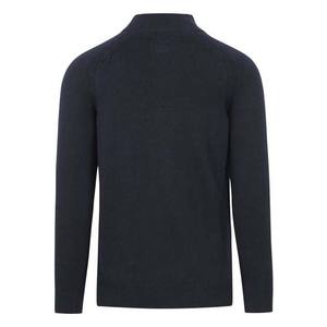 2025 Breathable Sweaters <b>For</b> <b>Men</b> <b>Long</b> Sleeve With Half Zipper Collar Knitted Sweater Casual Sports Wear Solid Color Winter Wear - Product Image 4