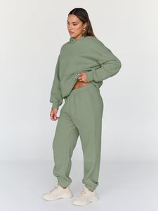Chándal moderno de Invierno para mujer, chándal 2025, trajes para correr, conjuntos de ropa deportiva cómoda, entrenamiento para correr, OEM de alta calidad - Product Image 2