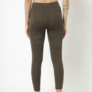 Meilleures ventes Leggings de yoga sur mesure pour femmes Leggings de fitness à motif solide Legging personnalisé pour femmes - Product Image 3