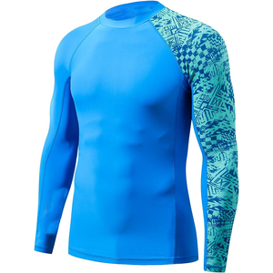 Rashguards de MMA de Alta Calidad en Oferta, Rashguard de Manga Corta Transpirable de Secado Rápido Personalizado para Hombre, Rashguard de Surf y BJJ de Spandex/Poliéster - Product Image 2