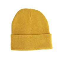 Nuevo Gorro de Punto Acrílico para Clima Frío, con Borde Enrollado, Estilo Informal, de Color Sólido, Multicolor, Unisex, para Adultos, para Viajes