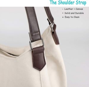 <span class=keywords><strong>Sac</strong></span> fourre-tout à <span class=keywords><strong>bandoulière</strong></span> en toile écologique <span class=keywords><strong>pour</strong></span> femmes avec logo personnalisé et grande capacité <span class=keywords><strong>pour</strong></span> faire du shopping - Product Image 3