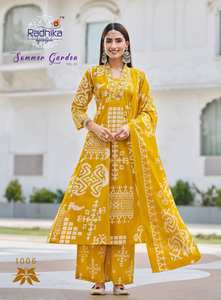 คอลเลกชันแฟนซีชุดปาร์ตี้พร้อมผลิตจากผ้าฝ้ายปักลายสไตล์อินเดียและปากีสถาน - Product Image 5