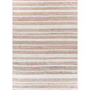 Abrash Blue Striped Flat Weave <b>Wool</b> & Viscose Rugs ADWV-13053 for Home Use - Product Image 1