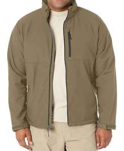 Logo personnalisé Vestes softshell d'extérieur pour hommes grande taille Coupe-vent imperméable pour les sports de printemps pour hommes Vestes au design personnalisé - Product Image 4