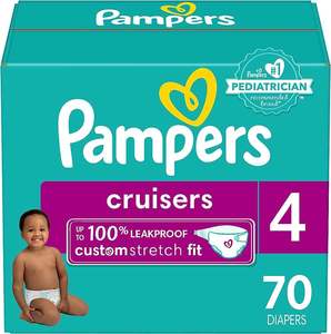 Pañales Desechables Pampers Cruisers Active Unisex para Bebé, Todas las Tallas, de Algodón con Ajuste Personalizado - Product Image 6