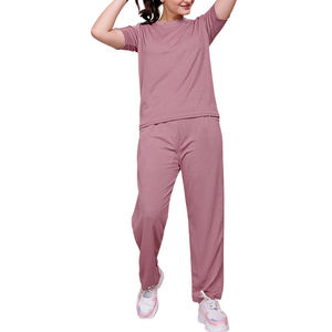 Hot Sale <b>Summer</b> Casual Wear Shorts Sleeve T Shirt With Matching <b>Trouser</b> Tracksuits Set New Arrival <b>Summer</b> Tracksuits Set - Product Image 6