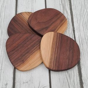 Juego de Posavasos de Madera Premium para Uso Diario, con Resistencia al Calor y un Acabado Pulido Hermoso - Product Image 1