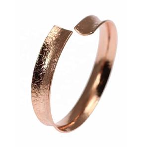Copper Bracelet Antique Wide Cuff Beautiful Design Channel Magnet Clasp Bela Artisan Religious Style <b>Eco</b>-Friendly Wedding Favors - Product Image 2