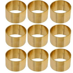 Rond de serviette rond en or de conception admirable Rond de serviette en métal de qualité créative pour la vaisselle d'hôtel Anneau de tissu de support de tissu - Product Image 4