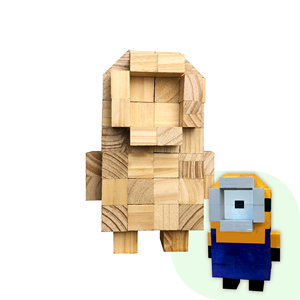 Handcrafted Wooden <b>Animal</b>-Themed DIY Coloring Model Smooth-Sanded Toy Figure Statues for Home Display Creative Art Holiday Gift - Product Image 3