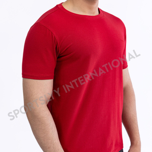 Ringer เสื้อยืดแขนสั้นสีดำแนวยาวสำหรับผู้ชายเสื้อยืดฮิปฮอปสำหรับผู้ชายขายส่ง - Product Image 4