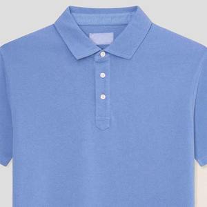 Polo de golf à manches courtes personnalisé 100% coton pour hommes T-shirts d'été respirant Logo brodé Chemises avec motif camouflage - Product Image 3